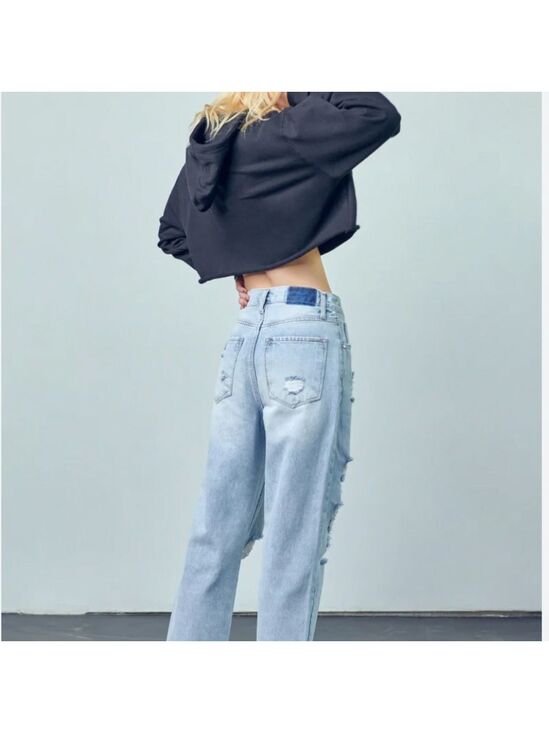 Insane Gene Denim - Insane Gene High Rise Tapered Jeans Light Wash NWT